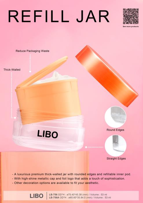 LIBOs Versatile Refill Jar for Cosmetics and Personal Care